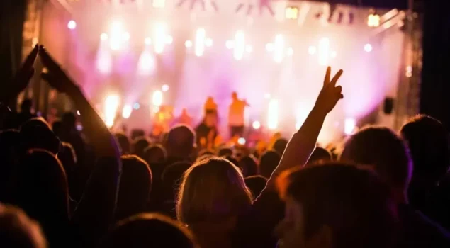 Pessoas participando de evento que sabe como economizar com gerador.