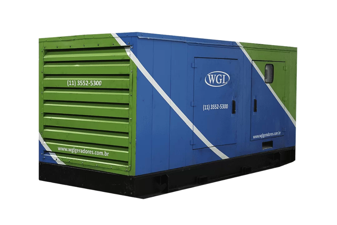 Locação de geradores para empresas da WGL.